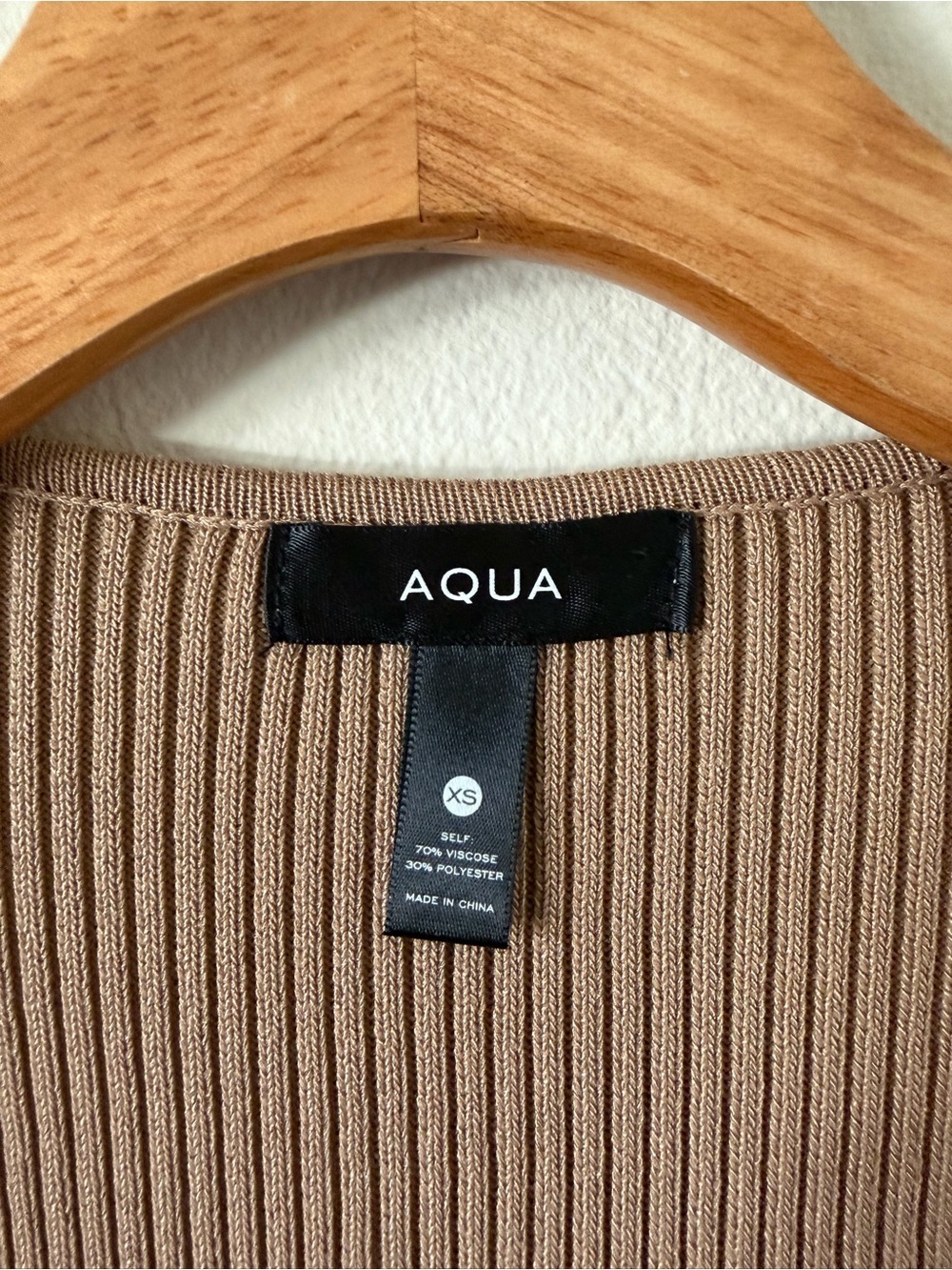 Aqua Ribbed Long Sleeve - Picture 2 of 9